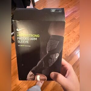 Nike Hyperstrong Arm Sleeve Black and White